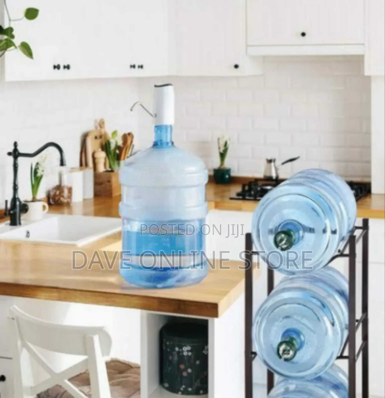Multi-Tier Water Jug Storage Rack