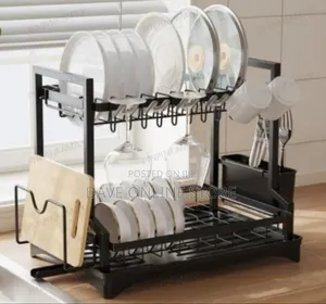 Modern Two-Tier Space-Saving Dish Drying Rack