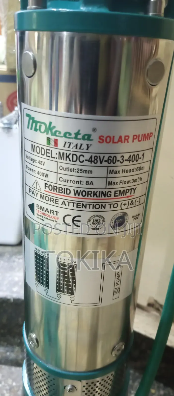 Solar Pump 60 Meters (192feet)