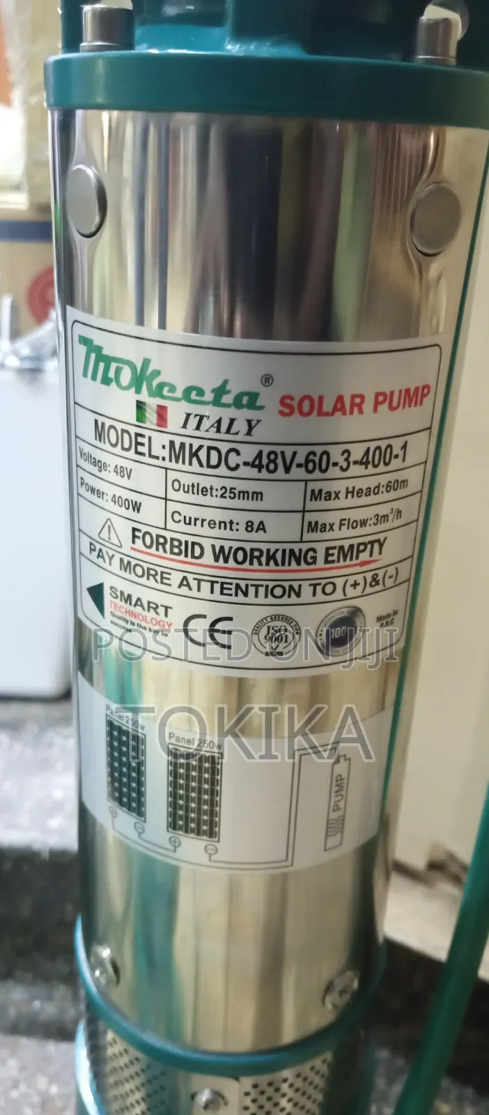Solar Pump 60 Meters (192feet)