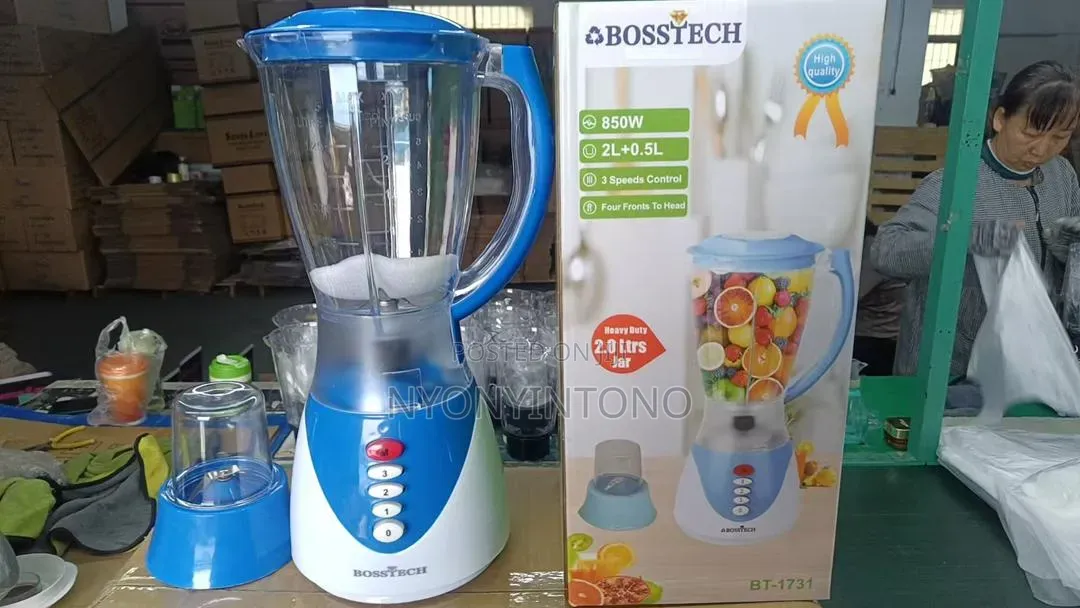 Bosstech 2 in 1 Juice Blender With Grinder Bt-1731