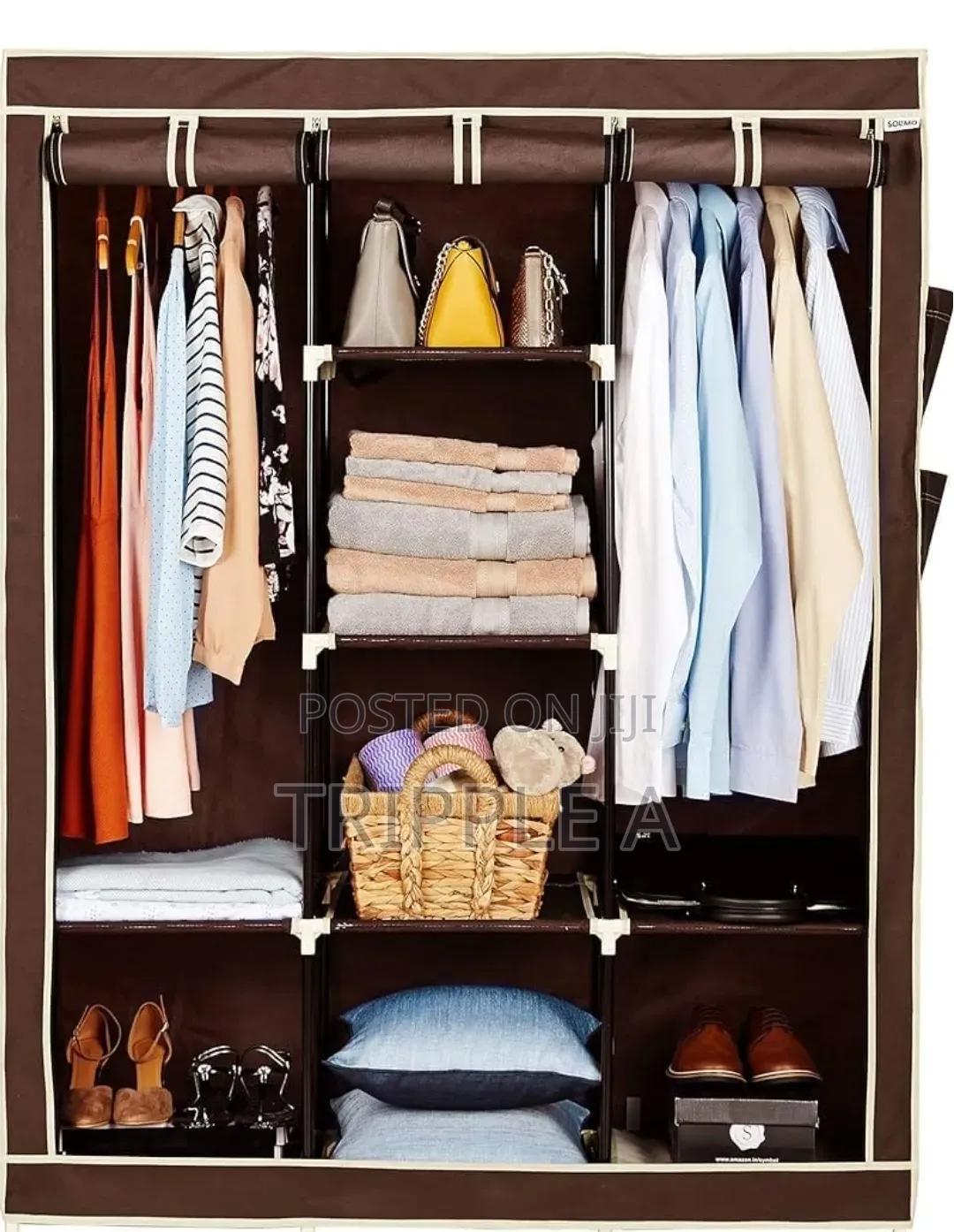 Micro Fiber Collapsible Wardrobe