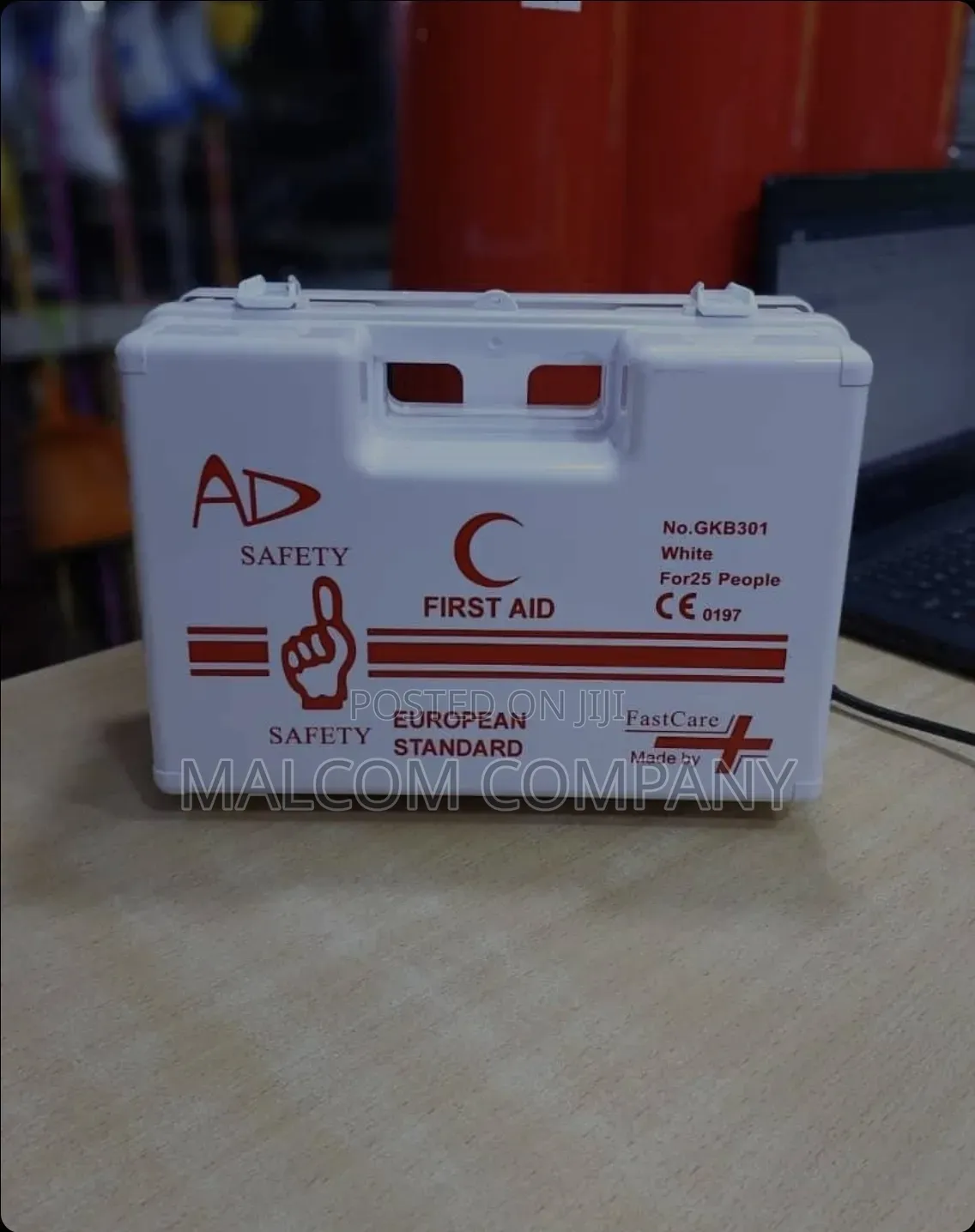 First Aid Kit Box 25 People.