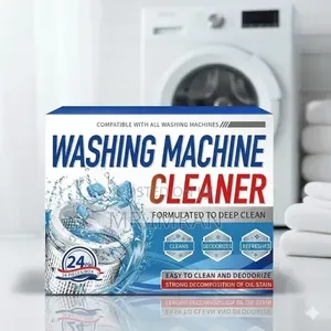 24-Pack of Effervescent Washing Machine Cleaner Tablets