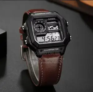 Digital Leathe Watch