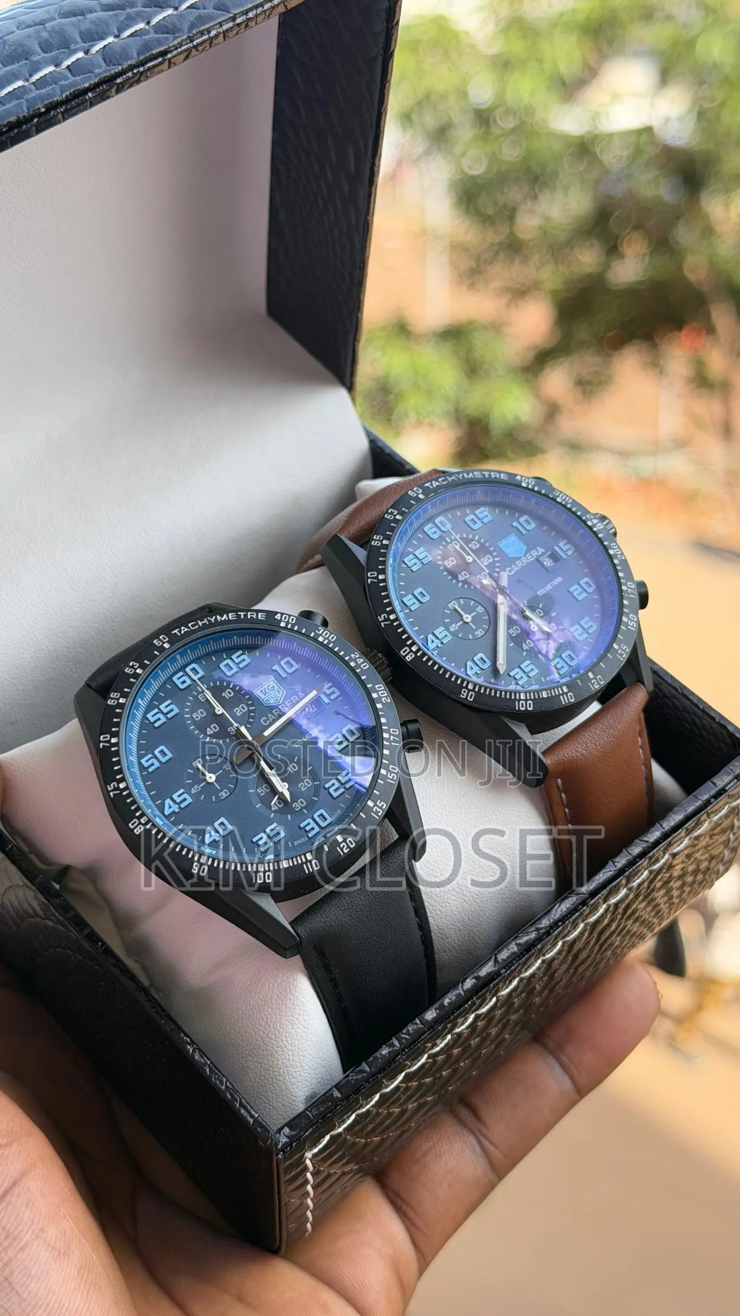 Mens Leather Watch