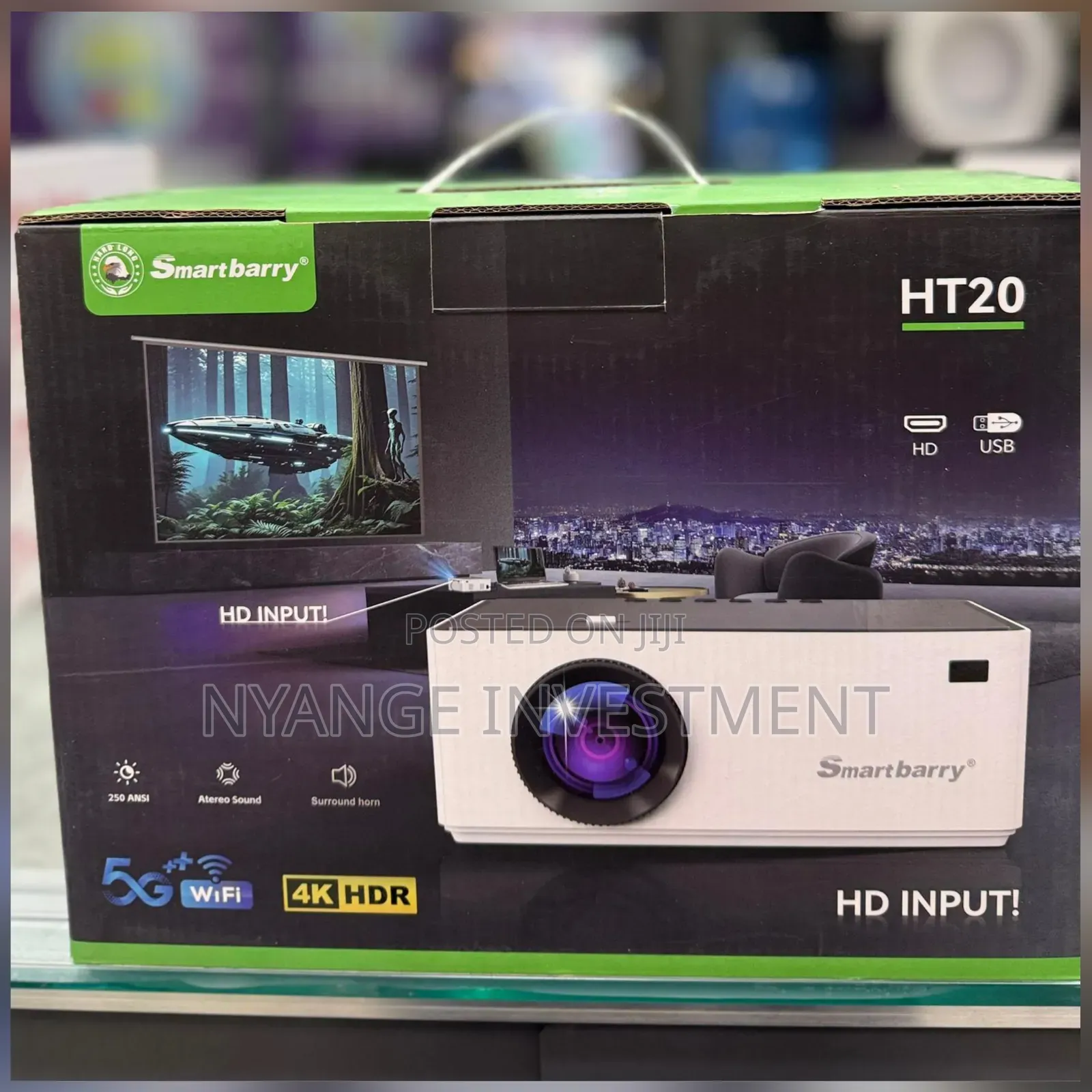 Smartbarry Ht20 Portable Projector. Portable Projector