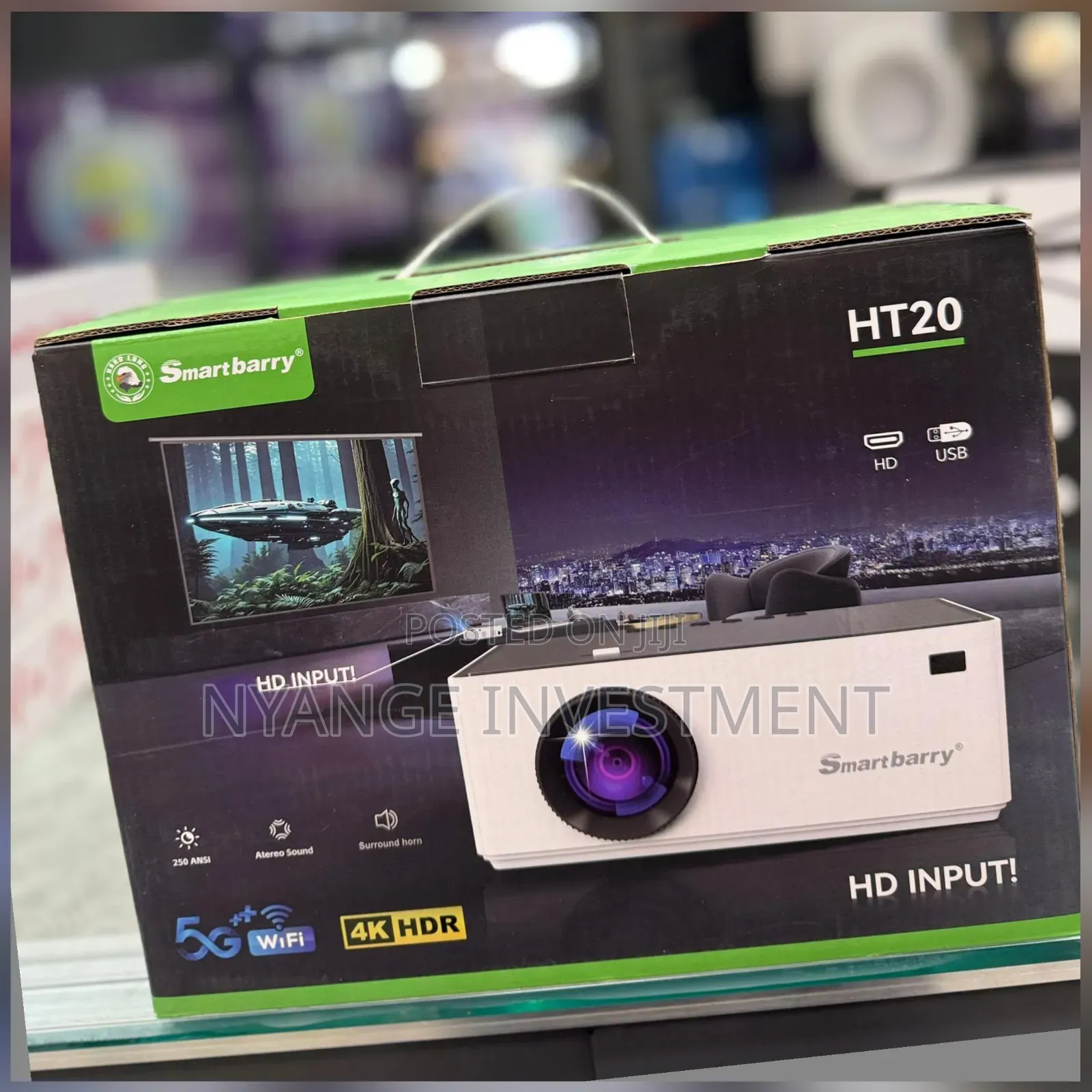 Smartbarry Ht20 Portable Projector. Portable Projector