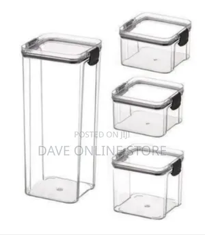 6-Piece Airtight Stackable Food Storage Container Set