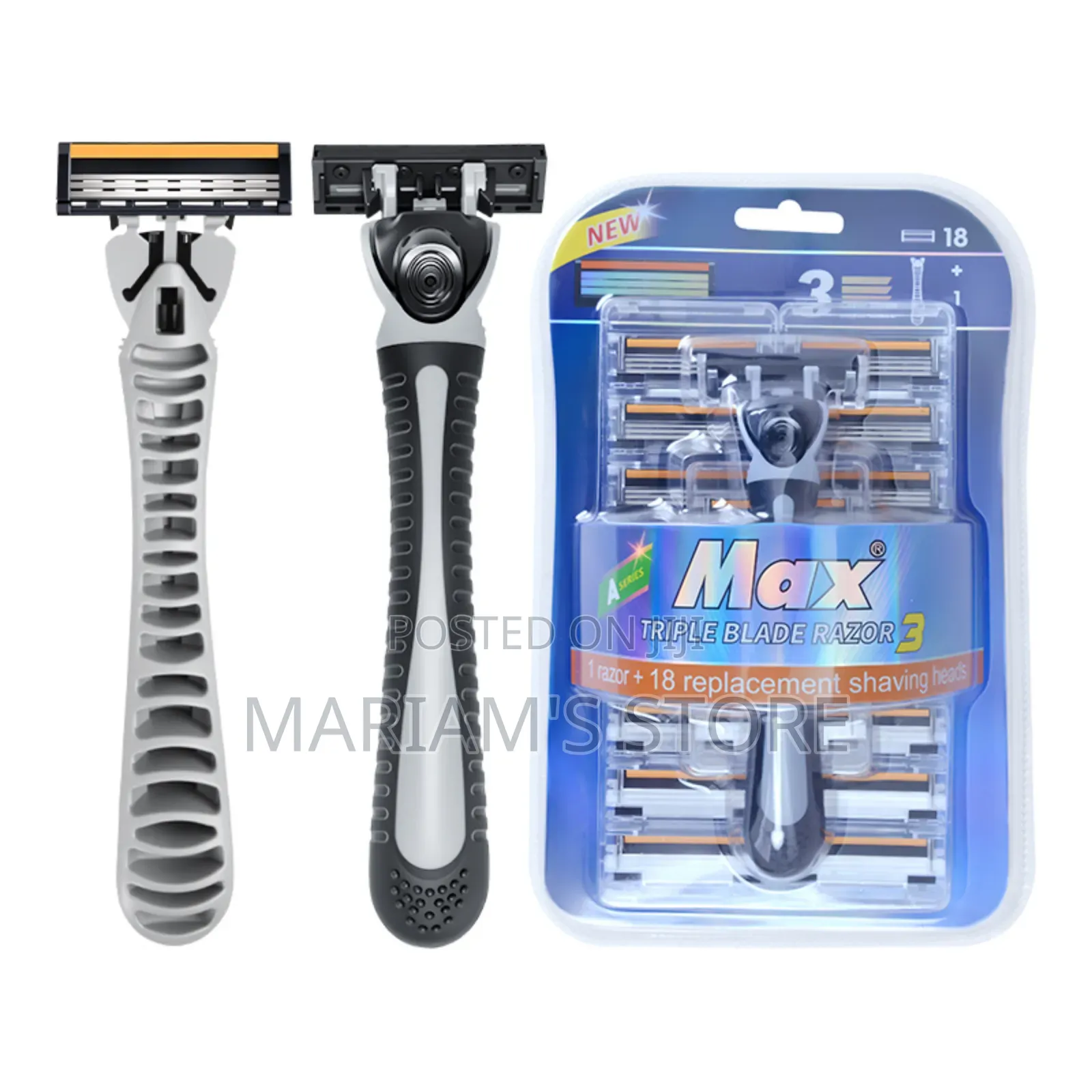 Blade Shaver Razor Set With One Handle and Eight Replacement Cartridge