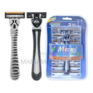 Blade Shaver Razor Set With One Handle and Eight Replacement Cartridge
