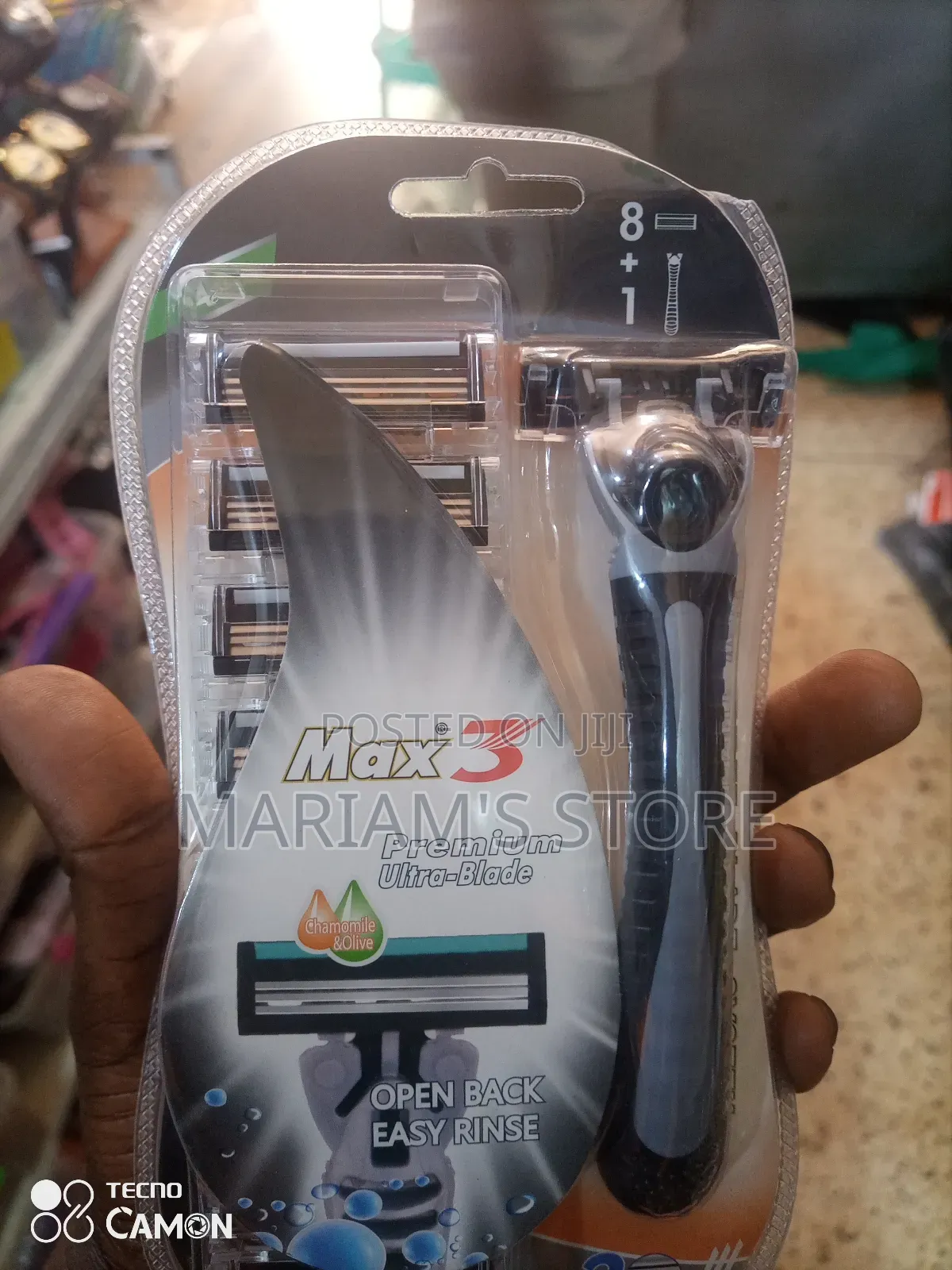 Blade Shaver Razor Set With One Handle and Eight Replacement Cartridge