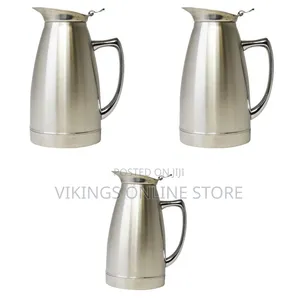Sunny 2l Insulated Vacuum Beverage Tea Coffee Server Bottle Pot-Silver