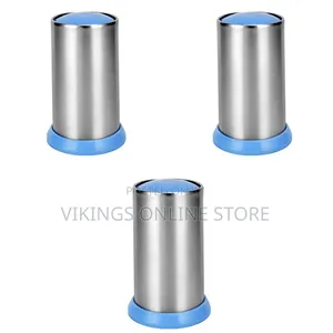 Stainless Steel Toothpick Holder Dispenser - Blue