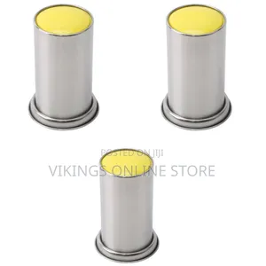Stainless Steel Toothpick Holder Dispenser - Yellow