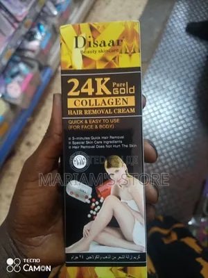 Gold Collagen Hair Removal Cream.