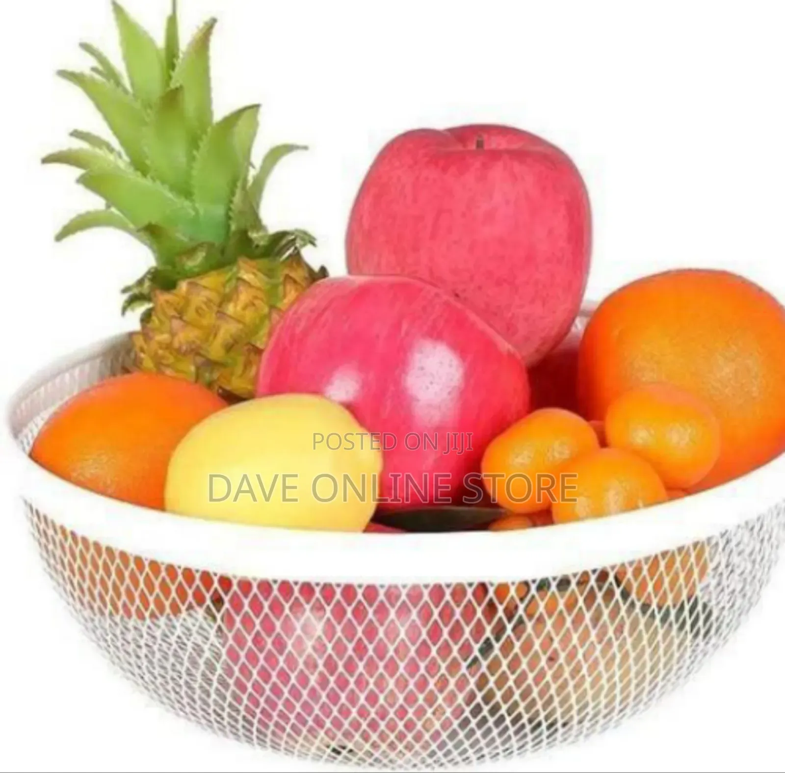 Modern Wire Mesh Fruit Bowl / Storage Basket