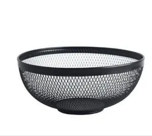 Modern Wire Mesh Fruit Bowl / Storage Basket