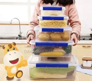 Airtight Food Storage Container Set (5-Piece)