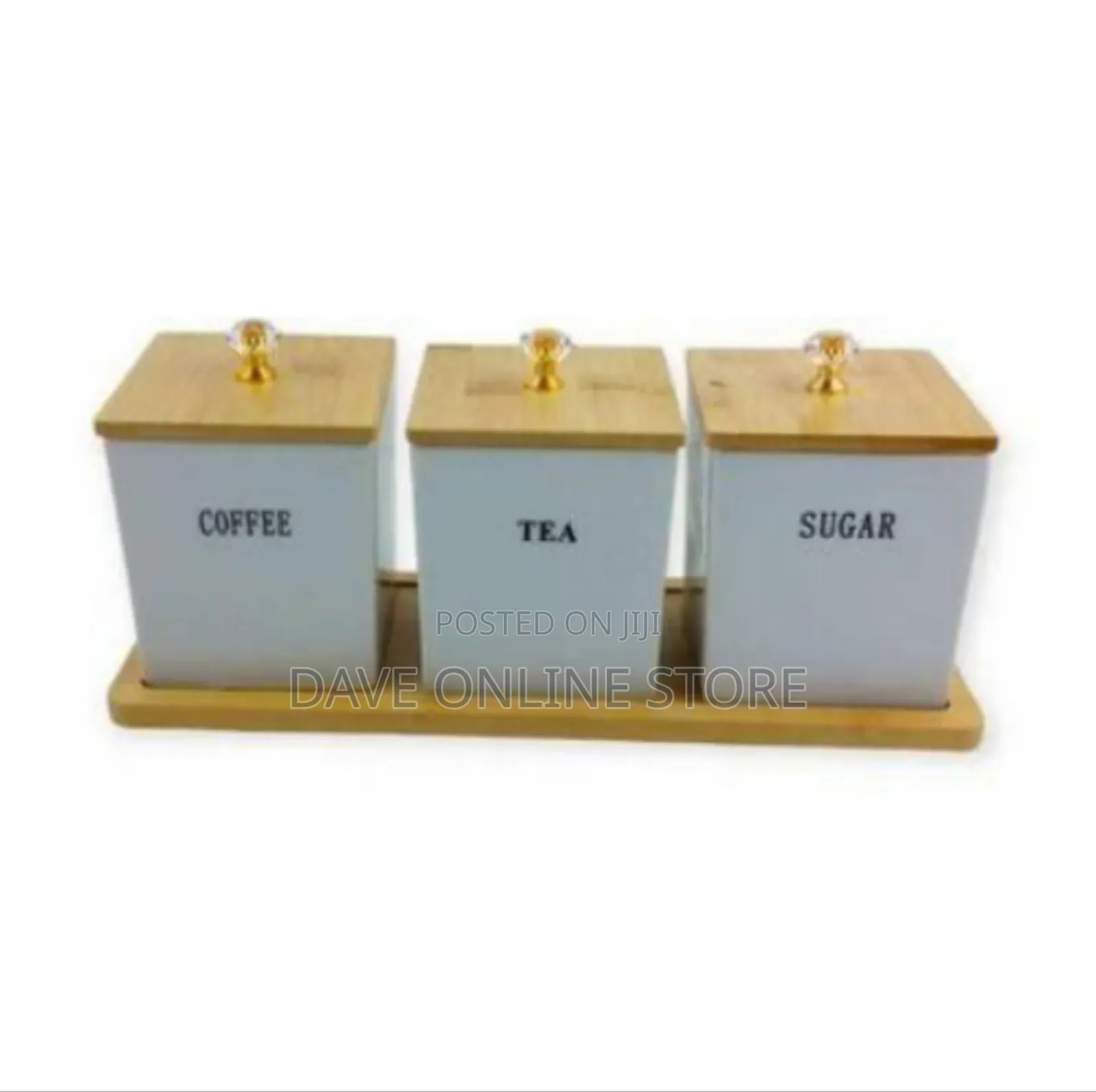 3-Piece Set of Kitchen Storage Canister