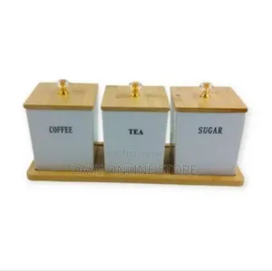 3-Piece Set of Kitchen Storage Canister