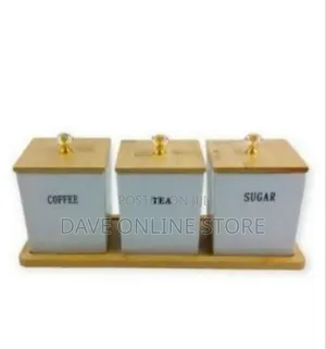 3-Piece Set of Kitchen Storage Canister