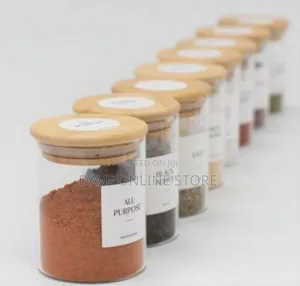 Sophisticated Glass Food Storage Jar Set With Bamboo Lids