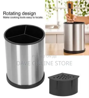 Modern Stainless Steel Kitchen Utensil and Chopstick Holder