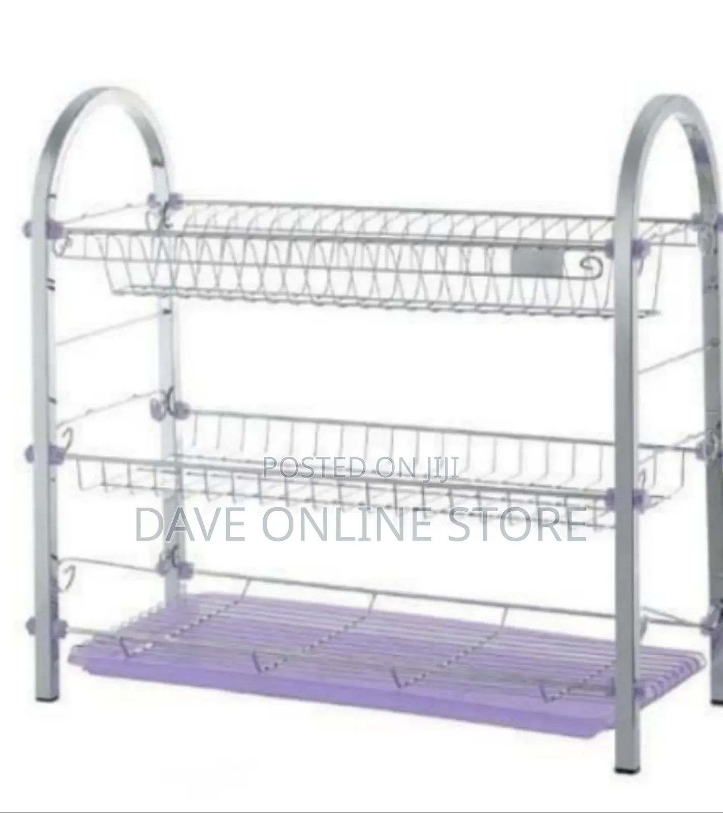 2-Tier Dish Drying Rack With Drainboard