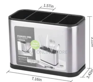Stainless Steel Multi-Functional Knife Block and Utensil Caddy