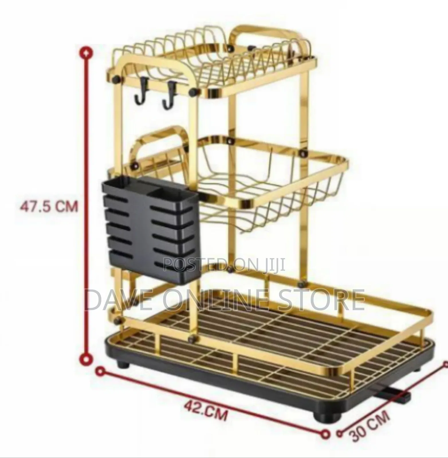 3-Tier Detachable Dish Drying Rack