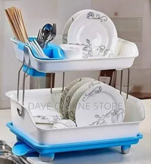 2 Tier Kitchen Sink Dish Drainer
