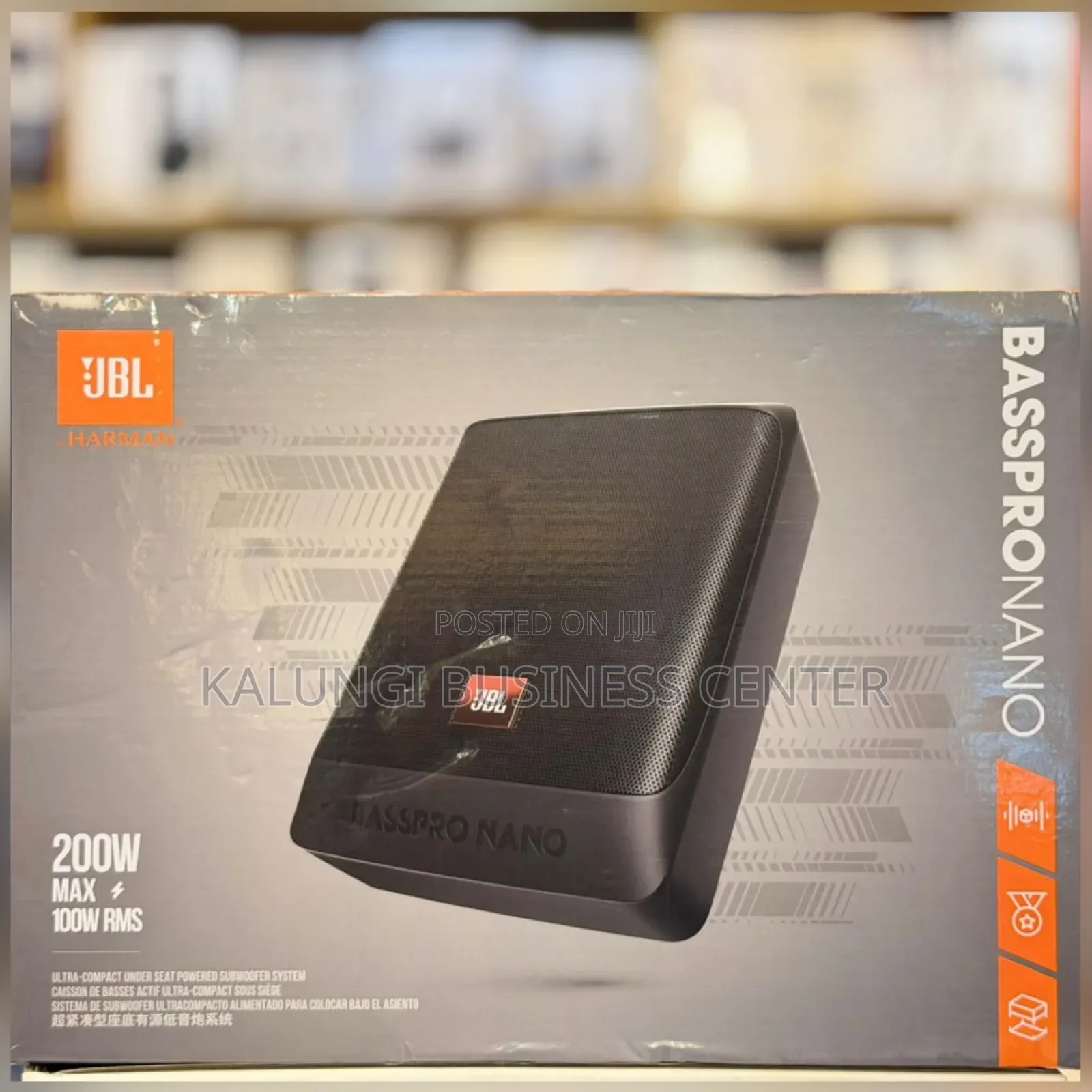 JBL Basspro Nano Active Under Car Seat Subwoofer