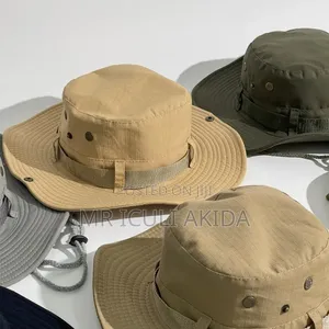 Cotton Boonie Safari Hats Fr Outdoor Activities Fishing,Hiking,Safari.