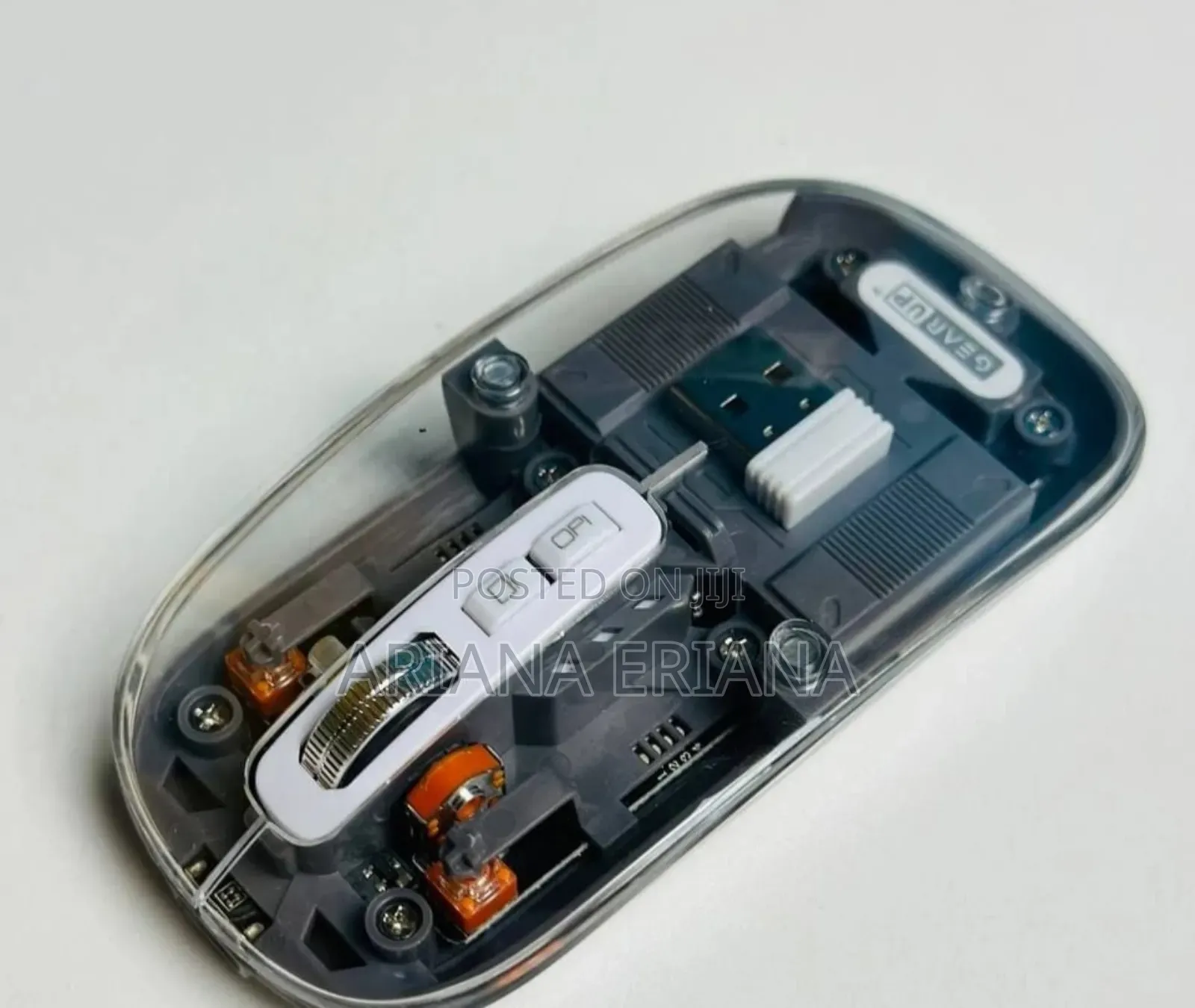 Transparent Wireless Rechargeable Magnetic Mouse
