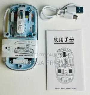 Transparent Wireless Rechargeable Magnetic Mouse