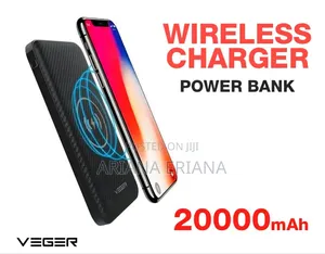 Veger 20000mah Wireless Charger Power Bank