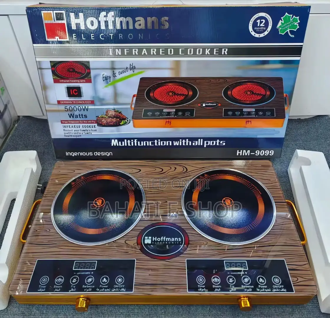 Hoffmans Infrared Induction Double Cooker