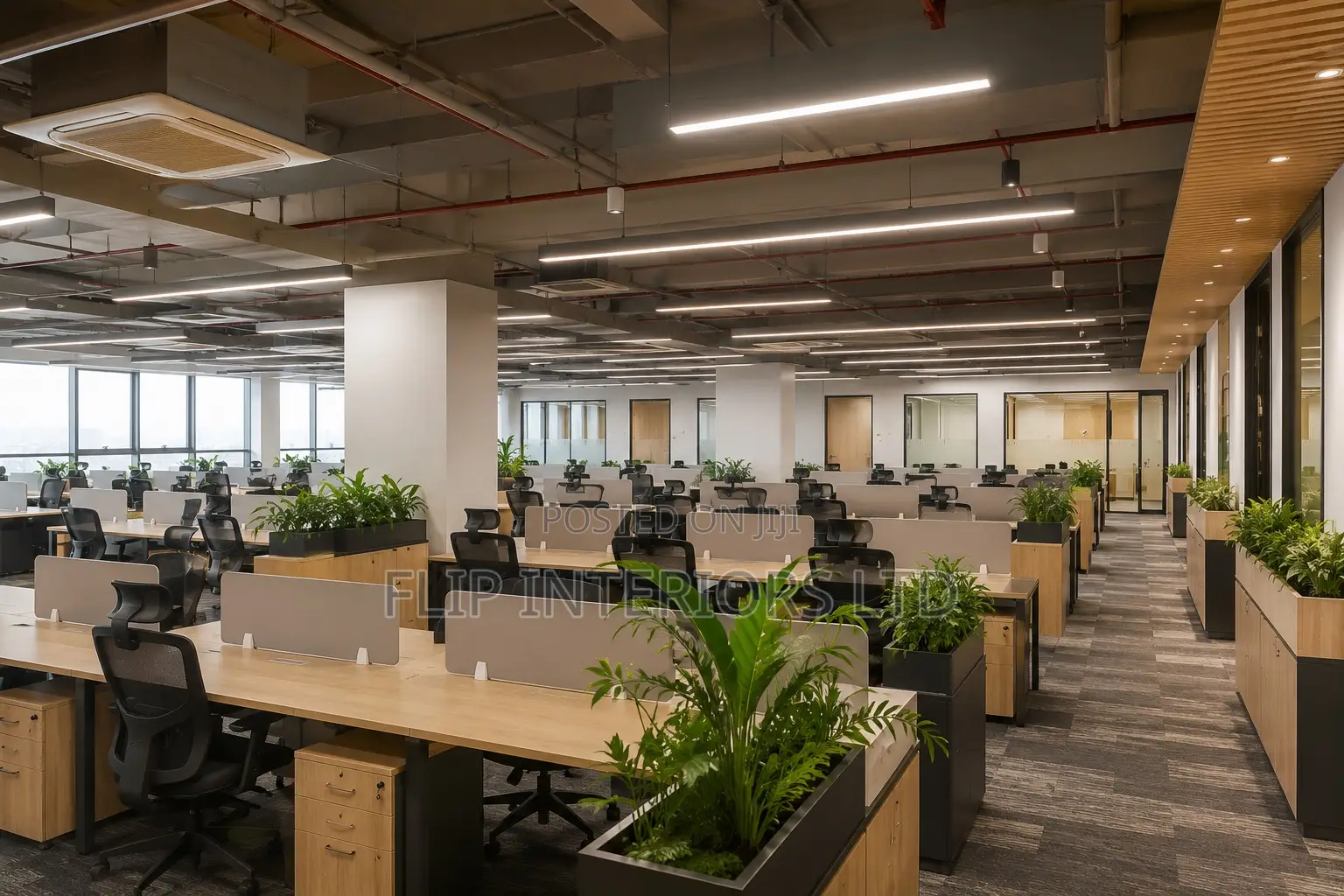 Modern Open Office Interior Design Solutions