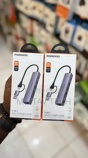 Porodo 5in1 Multiport Usb C Hub With Type C