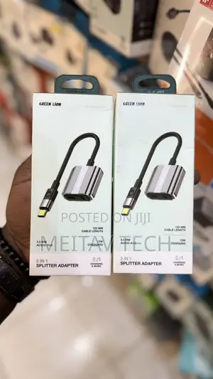 Splitter Adapter Type-C to Aux Type-C