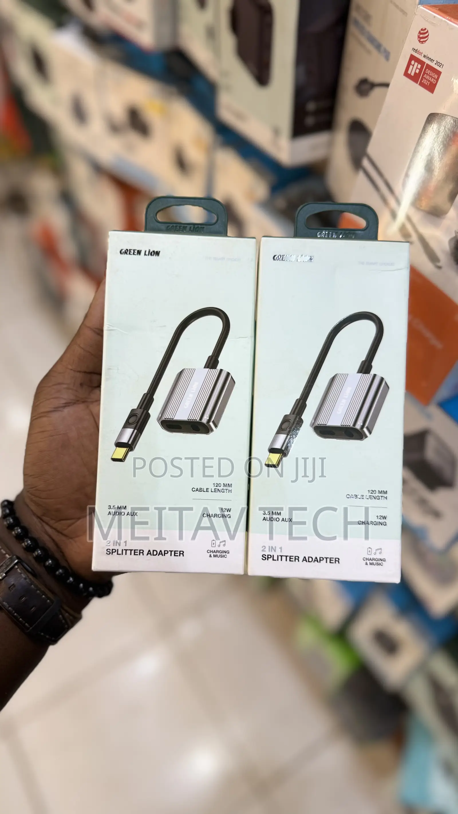Splitter Adapter Type-C to Aux Type-C
