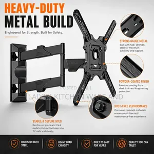 Arm Tv Wall Mount For Most 23-65 Inch Tvs, 37 Inch Long Extension Tv