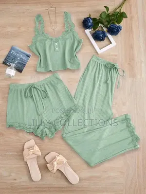 3 in One Plain Color Pjamas