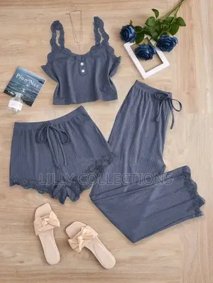 3 in One Plain Color Pjamas