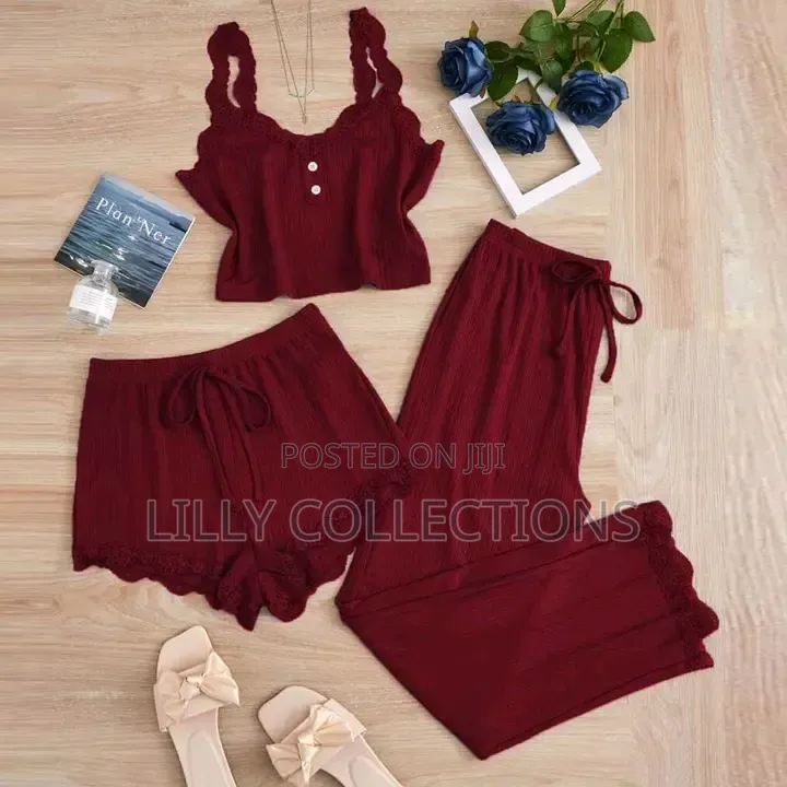 3 in One Plain Color Pjamas