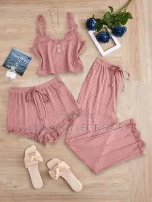 3 in One Plain Color Pjamas