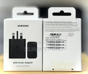 Samsung 60w Adapter 3 Pin Black