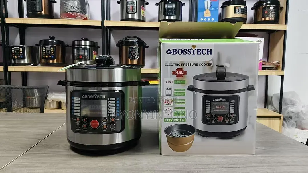 Bosstech Electric Multifunctional Pressure Cooker With Steamer