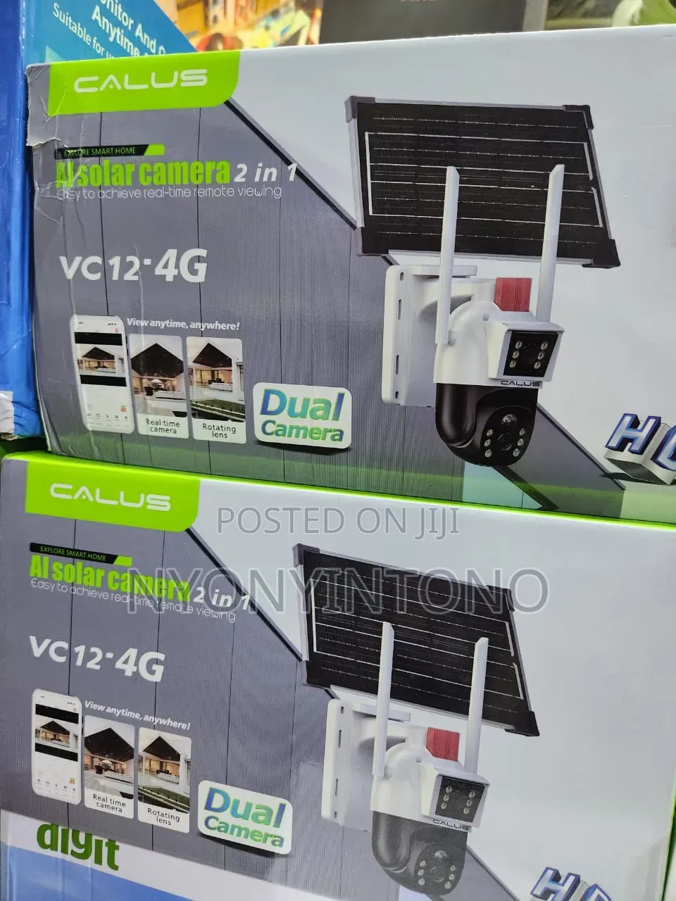 Callus Dual Lense Ai Assisted Digital Wireless Sim Card Solar Camera